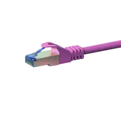 DSIT | CAT6a S/FTP (PIMF) patch cable | Couleur : Rose DSIT | CAT6a S/FTP (PIMF) patch cable | Couleur : Rose