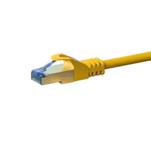 DSIT | CAT6a S/FTP (PIMF) patch cable | Couleur : Jaune DSIT | CAT6a S/FTP (PIMF) patch cable | Couleur : Jaune