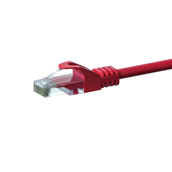 DSIT | CAT6 UTP patch cable | Couleur : Rouge | CCA