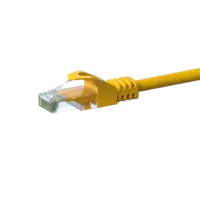 DSIT | CAT6 UTP patch cable | Couleur : Jaune | CCA