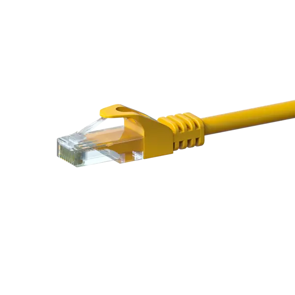 DSIT | CAT6 UTP patch cable | Couleur : Jaune | CCA