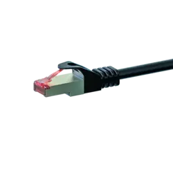 DSIT | CAT6 S/FTP (PIMF) patch cable | Colour: Black DSIT | CAT6 S/FTP (PIMF) patch cable | Colour: Black