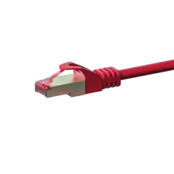 DSIT | CAT6 S/FTP (PIMF) patch cable | Couleur : Rouge DSIT | CAT6 S/FTP (PIMF) patch cable | Couleur : Rouge