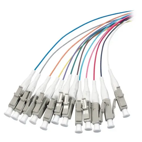 DSIT | OS2 fibre optic pigtail LC | Colour: Coloured set | 12 pieces