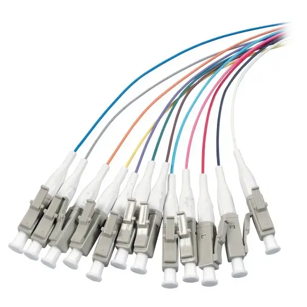 DSIT | OS2 fibre optic pigtail LC | Colour: Coloured set | 12 pieces
