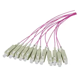 DSIT | OM4 fibre optic pigtail ST | 12 pieces DSIT | OM4 fibre optic pigtail ST | 12 pieces