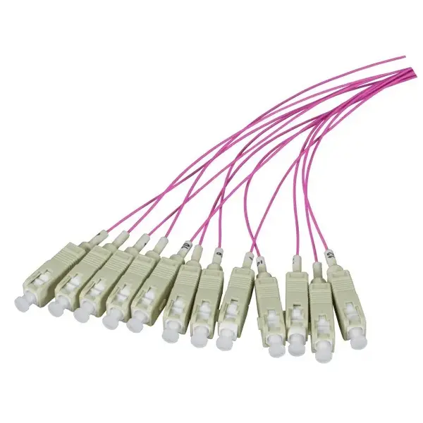 DSIT | OM4 fibre optic pigtail LC | 12 pieces