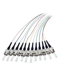 DSIT | OM3 fibre optic pigtail ST | 12 pieces DSIT | OM3 fibre optic pigtail ST | 12 pieces