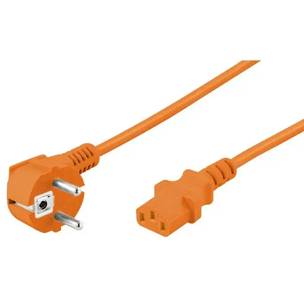 DSIT | Power cable schuko angled to C13 2m