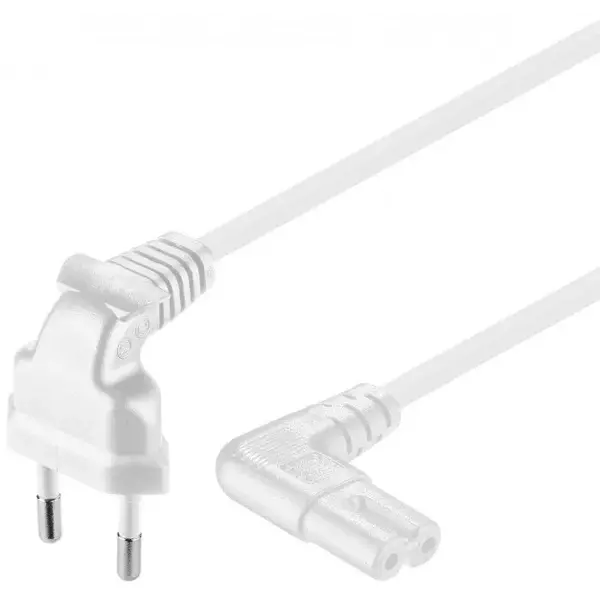 DSIT | Power cable angled euro plug to C7 5m