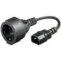 DSIT | Power cable AC plug to C14 0.15m - reducer
