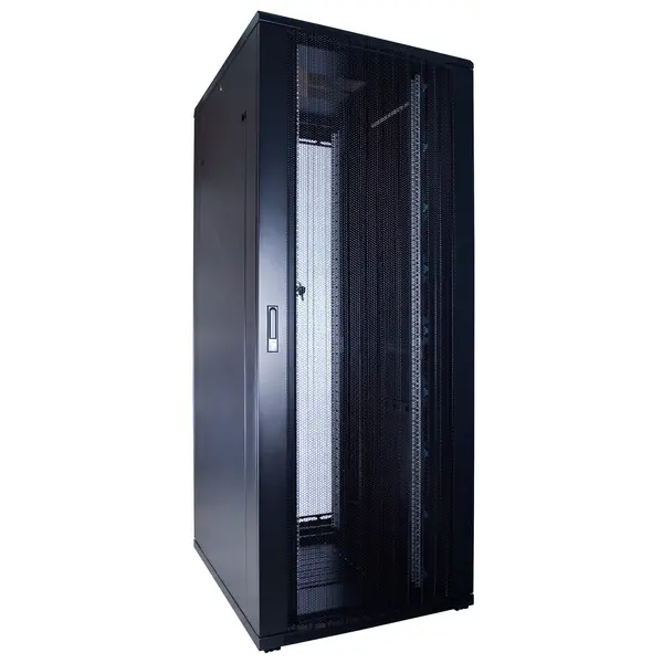 DSIT | 47U server cabinet with perforated door dimensions: 600x800x2200mm (WxDxH)