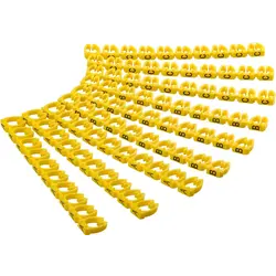 DSIT | Set of 90 pieces of cable markers, A-B-C, 30 per letter DSIT | Set of 90 pieces of cable markers, A-B-C, 30 per letter