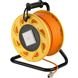 DSIT - Enrouleur de câble CAT7 S/FTP avec connecteur Keystone CAT6a | RJ45