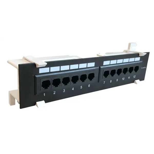 DSIT | CAT6a UTP Wallmount Patch Panel - 12 ports