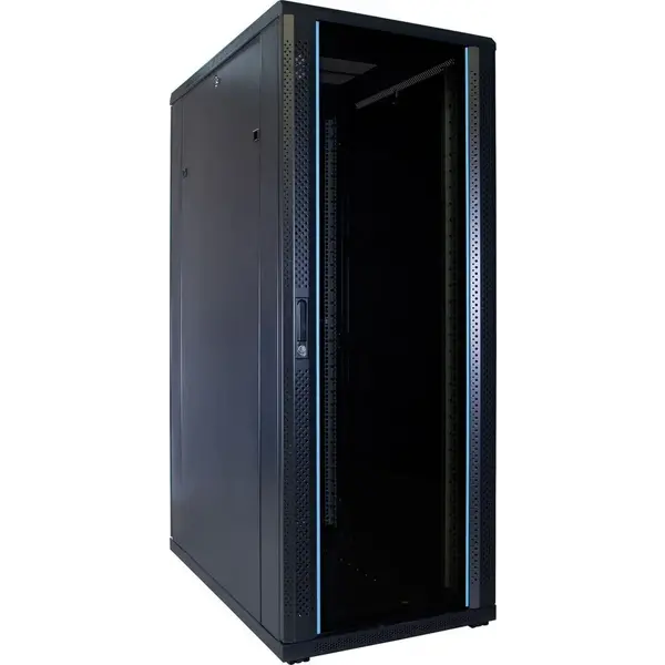 DSIT | Baie serveur 32U avec porte vitrée 600x1000x1600mm (LxPxH)
