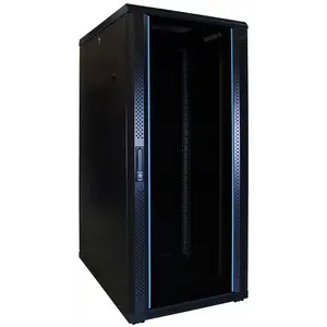 DSIT | Baie serveur 27U non assemblée avec porte vitrée 600x800x1400mm (LxPxH)