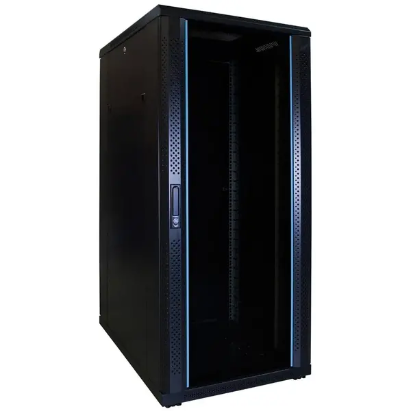 DSIT | 27U server cabinet unassembled with glass door 600x800x1400mm (WxDxH)
