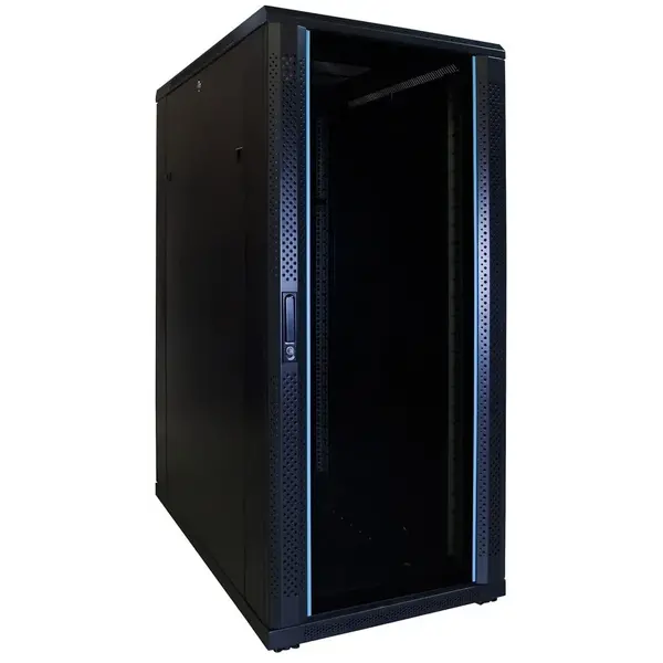 DSIT | 27U serverkast met glazen deur 600x1000x1400mm (BxDxH)