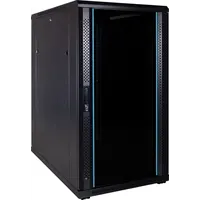 DSIT | 22U serverkast met glazen deur 600x1000x1200mm (BxDxH)