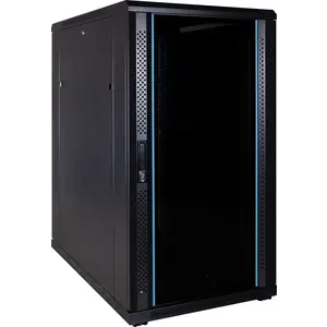 DSIT | 22U server cabinet with glass door 600x1000x1200mm (WxDxH)