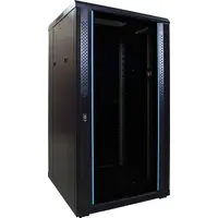 DSIT | Baie serveur 22U avec porte vitrée 600x600x1200mm (LxPxH)