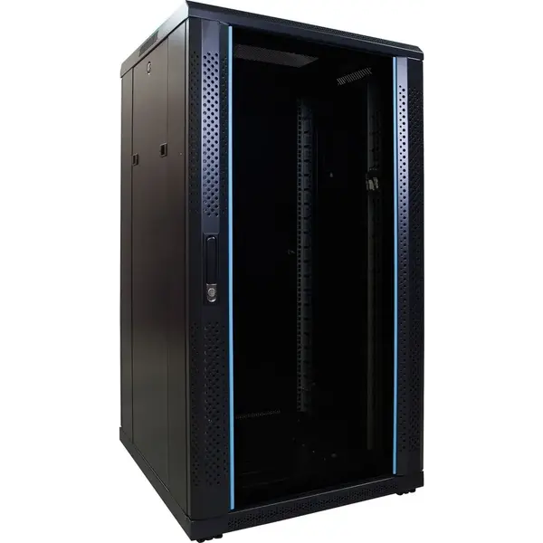 DSIT | Baie serveur 22U avec porte vitrée 600x600x1200mm (LxPxH)