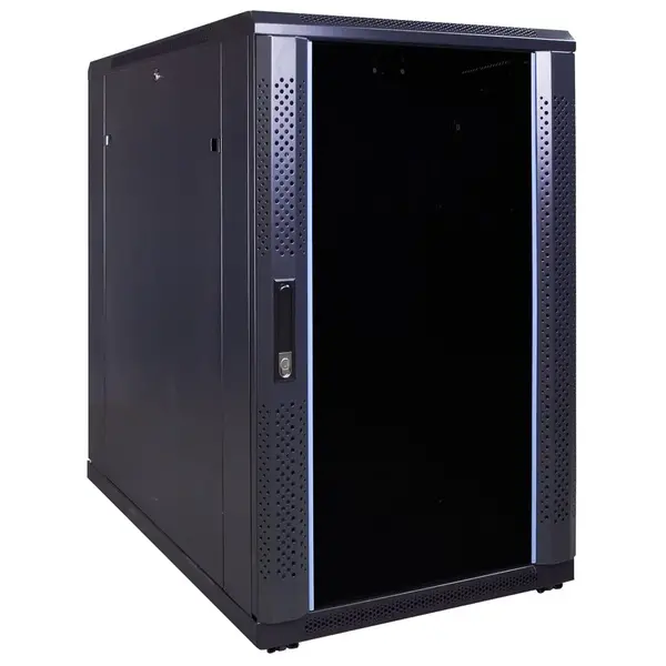 DSIT | 18U serverkast met glazen deur 600x1000x1000mm (BxDxH)