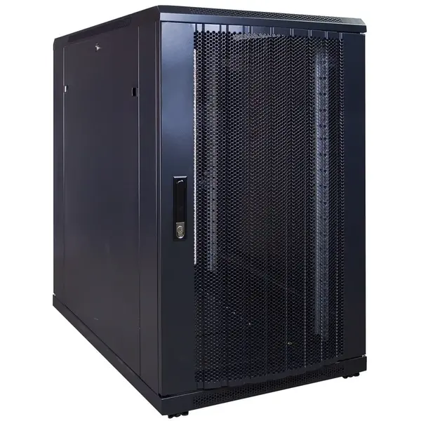 DSIT | 18U server cabinet with perforated door 600x1000x1000mm (WxDxH)