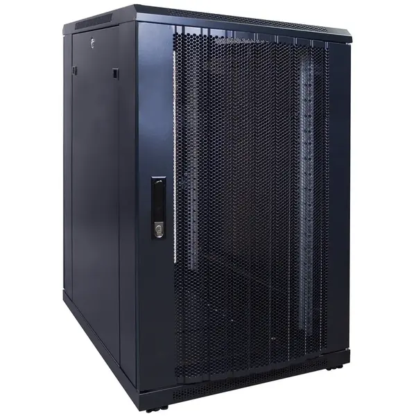 DSIT | 18U server cabinet with perforated door 600x800x1000mm (WxDxH)