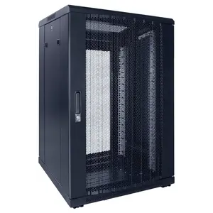 DSIT | Baie serveur 18U avec porte perforée 600x600x1000mm (LxPxH)