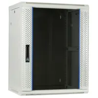 DSIT | Armoire murale 15U avec porte en verre 600x450x770mm (LxPxH)