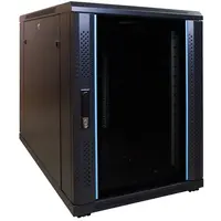DSIT | 15U mini serverkast met glazen deur 600x1000x860mm (BxDxH)