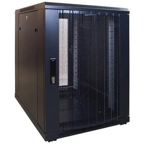 DSIT | 15U mini serverkast met geperforeerde deur 600x600x860mm (BxDxH)