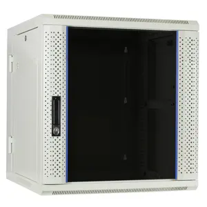 DSIT | 12U wall cabinet (tiltable) with glass door 600x600x635mm (WxDxH)