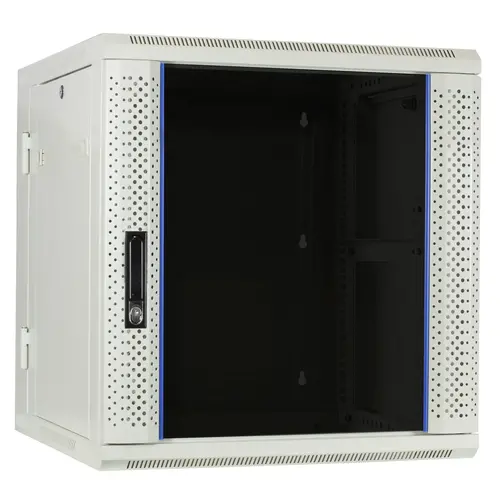 DSIT | 12U wall cabinet (tiltable) with glass door 600x600x635mm (WxDxH)