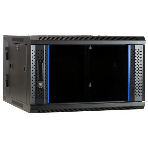 DSIT | 12U wall cabinet (tiltable) with glass door 600x600x635mm (WxDxH)