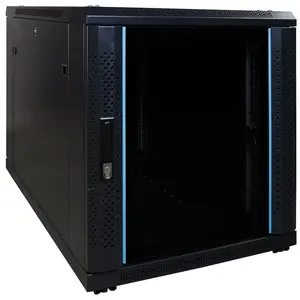 DSIT | Baie mini serveur 12U avec porte vitrée 600x1000x720mm (LxPxH)