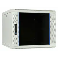 DSIT | 9U wandkast met glazen deur 600x600x500mm (BxDxH)