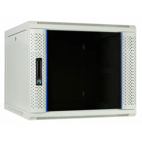 DSIT | 9U wall cabinet with glass door 600x600x500mm (WxDxH)