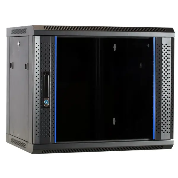 DSIT | Armoire murale 9U avec porte vitrée 600x450x500mm (LxPxH)
