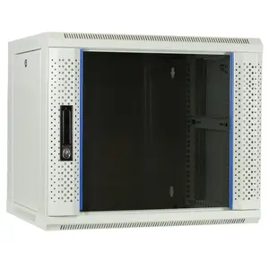 DSIT | 9U wall cabinet with glass door 600x450x500mm (WxDxH)