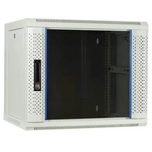 DSIT | 9U wall cabinet with glass door 600x450x500mm (WxDxH)