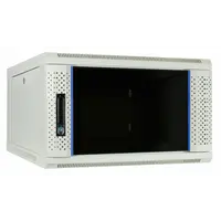 DSIT | 6U wall cabinet with glass door 600x600x368mm (WxDxH)