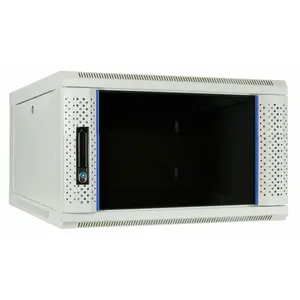 DSIT | 6U wall cabinet with glass door 600x600x368mm (WxDxH)