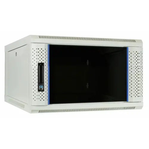 DSIT | 6U wall cabinet with glass door 600x600x368mm (WxDxH)