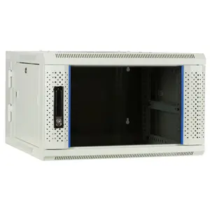 DSIT | 6U wall cabinet (tiltable) with glass door 600x600x368mm (WxDxH)