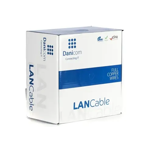 Danicom Danicom | CAT6A S/FTP kabel op rol stug | LSZH (Eca)