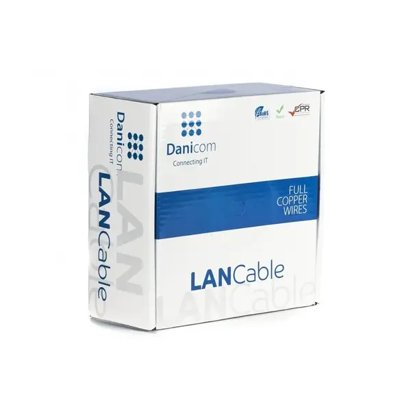 Danicom Danicom | CAT6 UTP kabel op rol stug | LSZH (Eca)