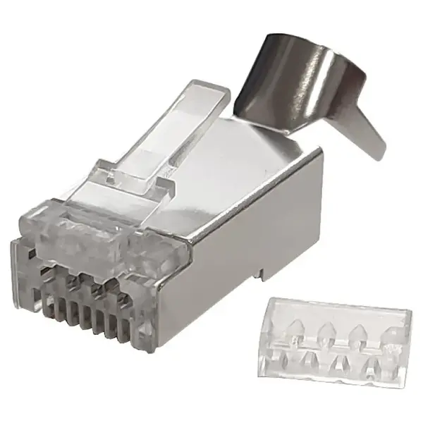 DSIT | CAT6a push-through connector RJ45 pass through - shielded - for flexible core